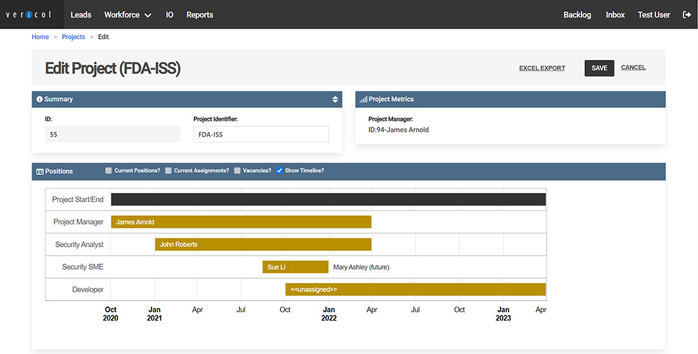 Vericol WorkForce - Plan Effectively and Informed